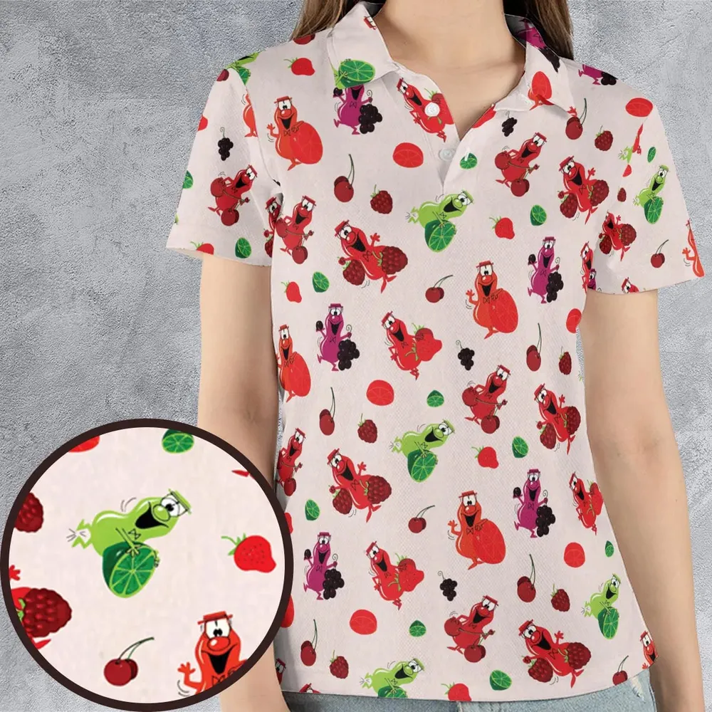 Meet Mr Wiggle AOP Men/Women Polo Shirt - 4