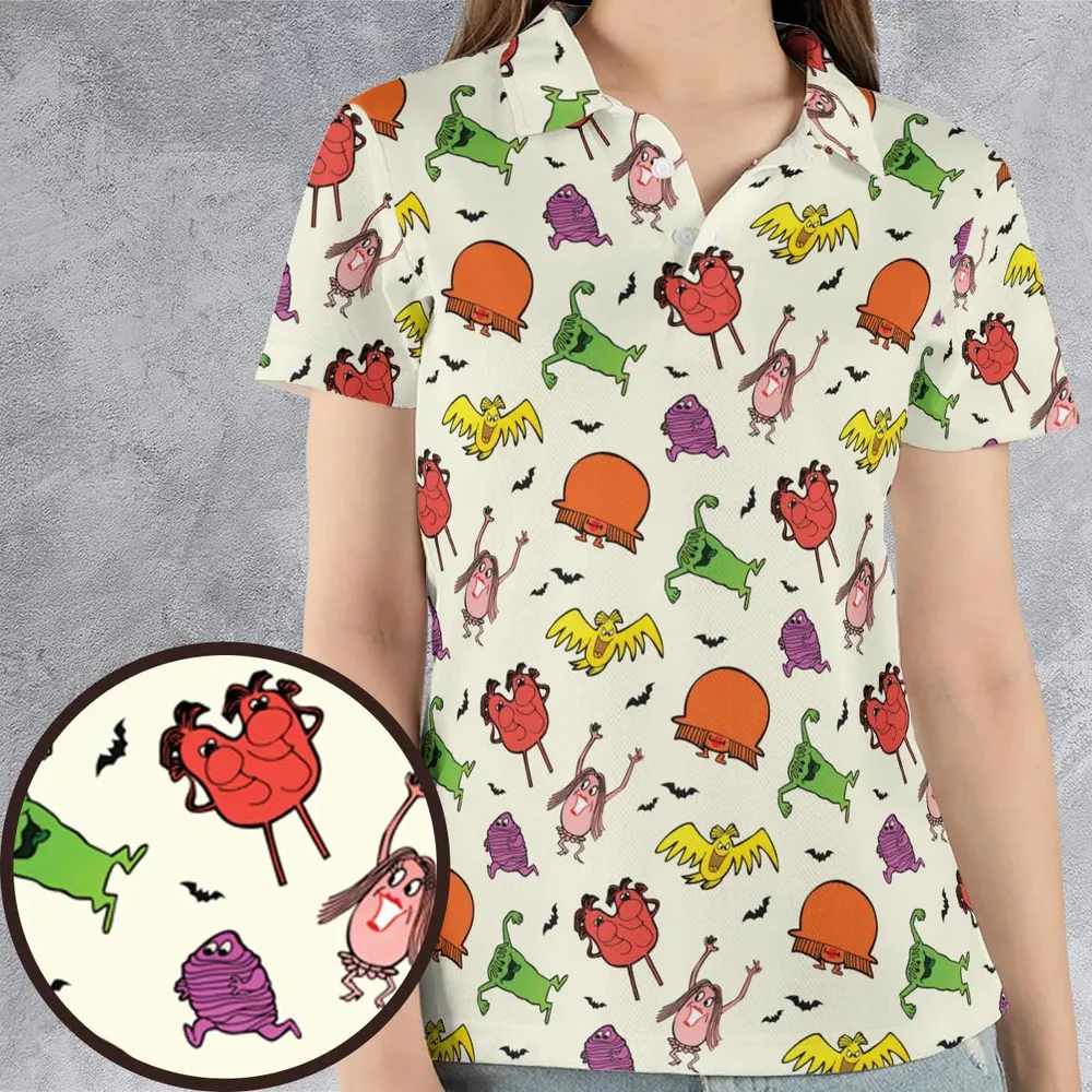 Little Monster AOP Men/Women Polo Shirt - 4