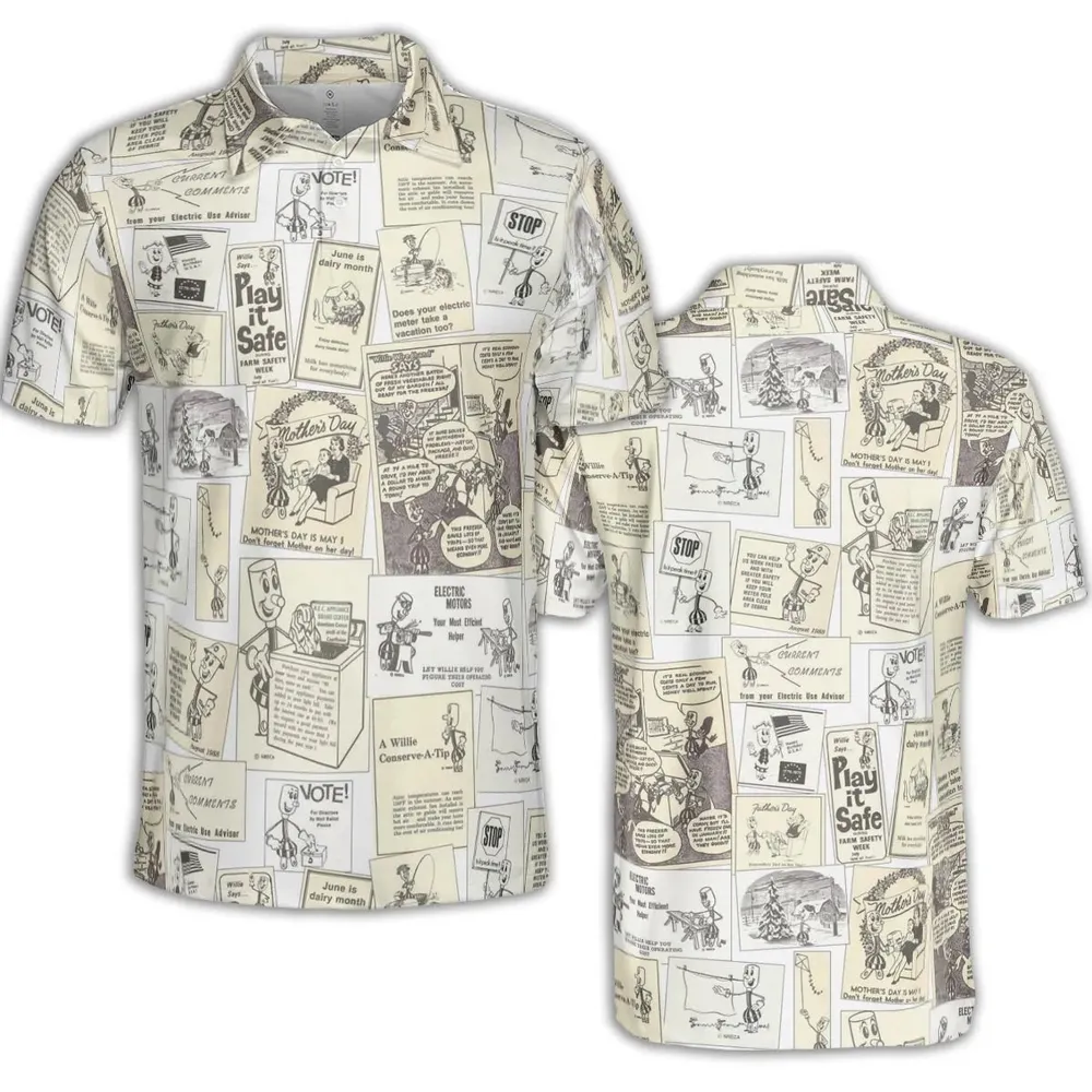 Willie Wiredhand AOP Men/Women Polo Shirt - 2