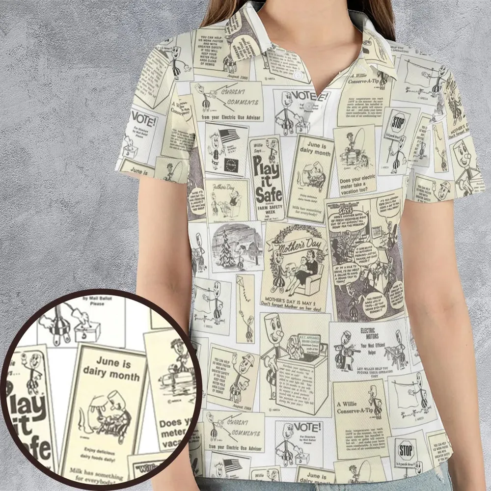 Willie Wiredhand AOP Men/Women Polo Shirt - 4