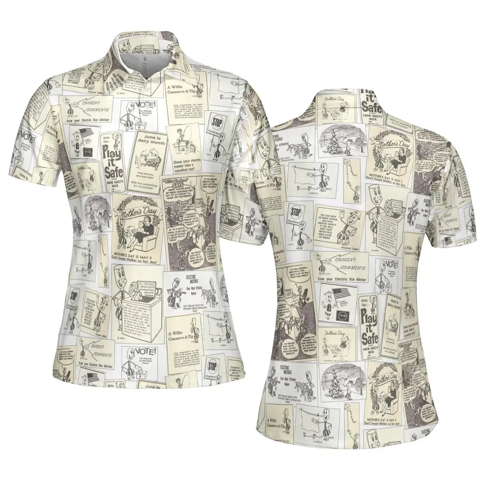 Willie Wiredhand AOP Men/Women Polo Shirt - 5