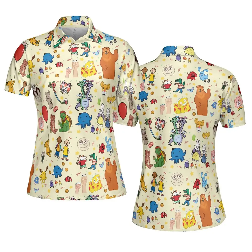 Nostalgia Train AOP Men/Women Polo Shirt - 5