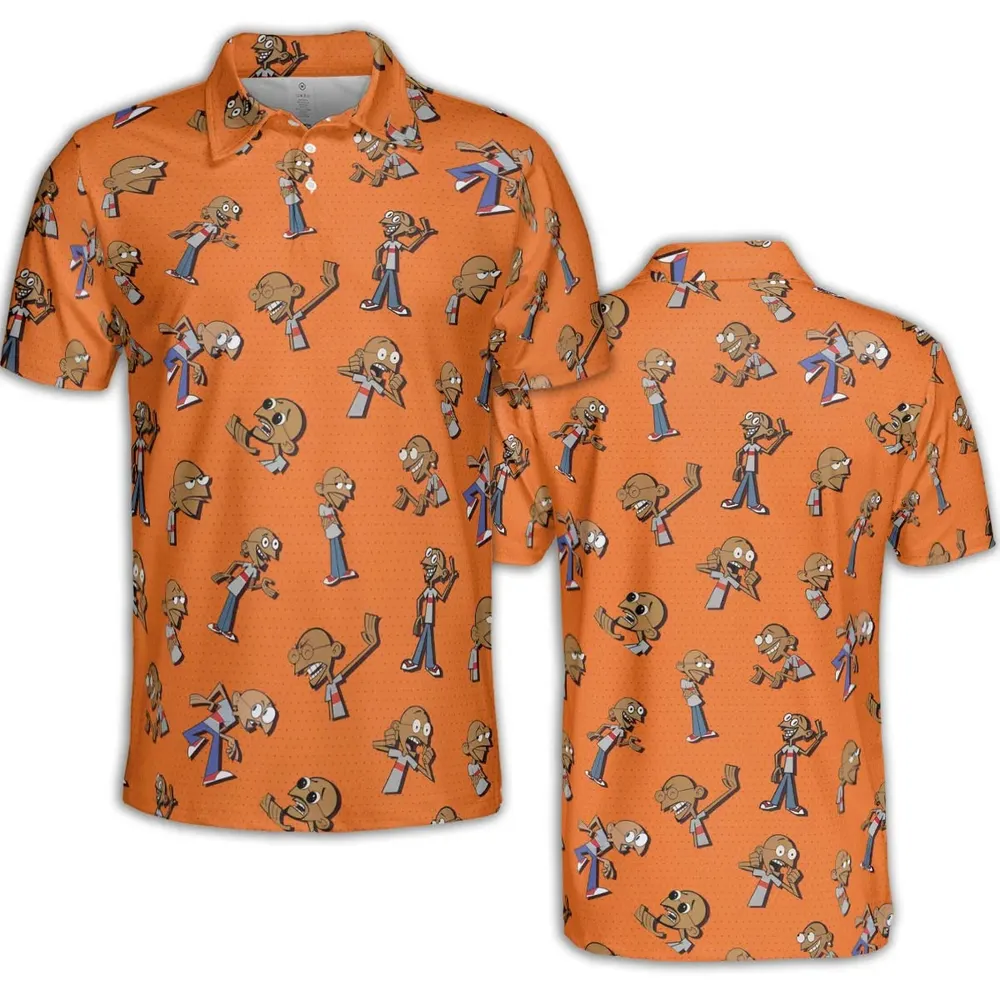 Gandhi On Repeat Clone High AOP Men/Women Polo Shirt - 2