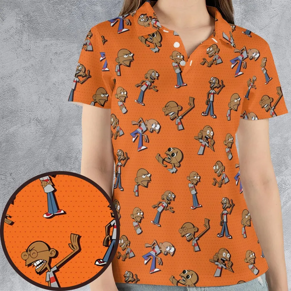 Gandhi On Repeat Clone High AOP Men/Women Polo Shirt - 4
