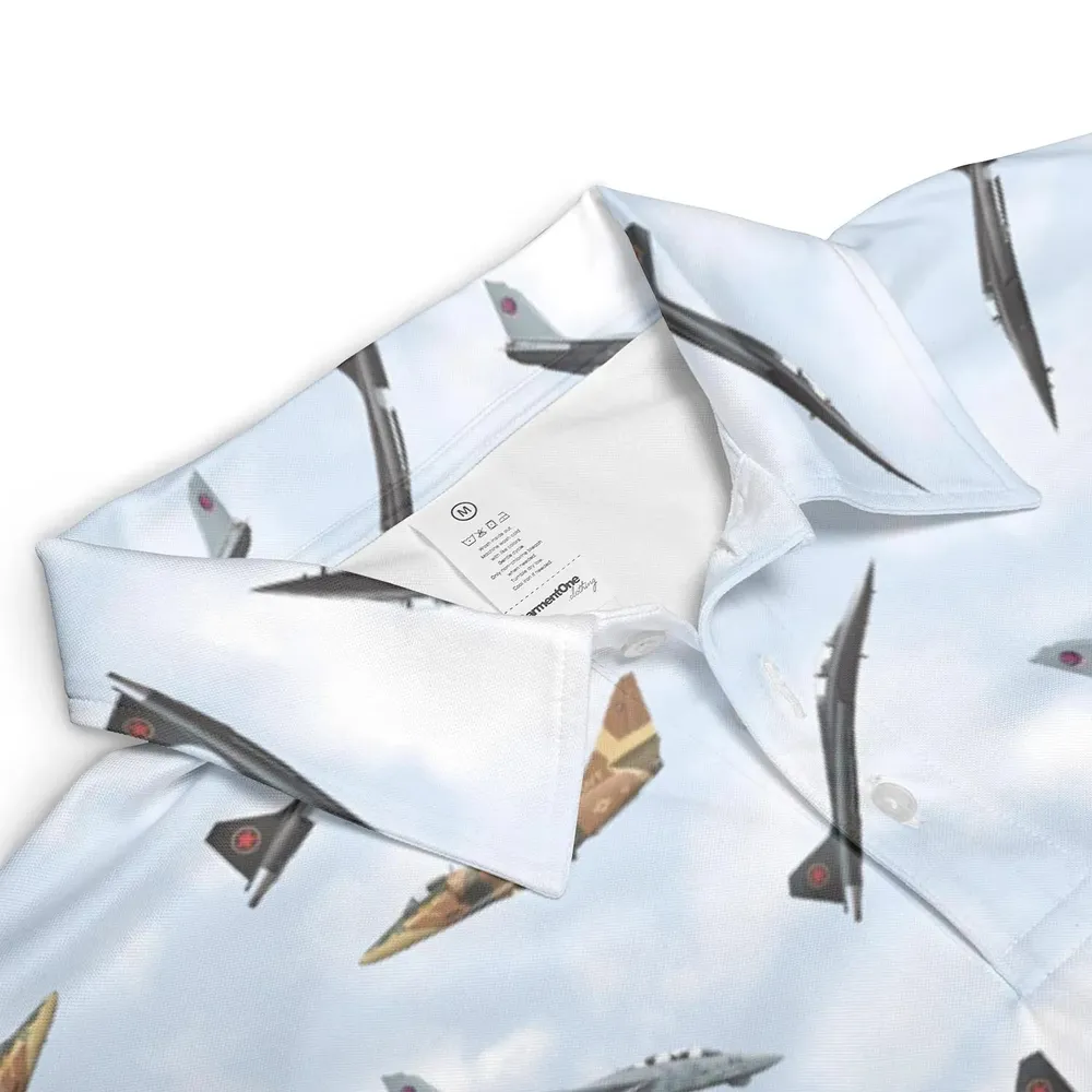 Top Gun Aircraft AOP Men/Women Polo Shirt - 3