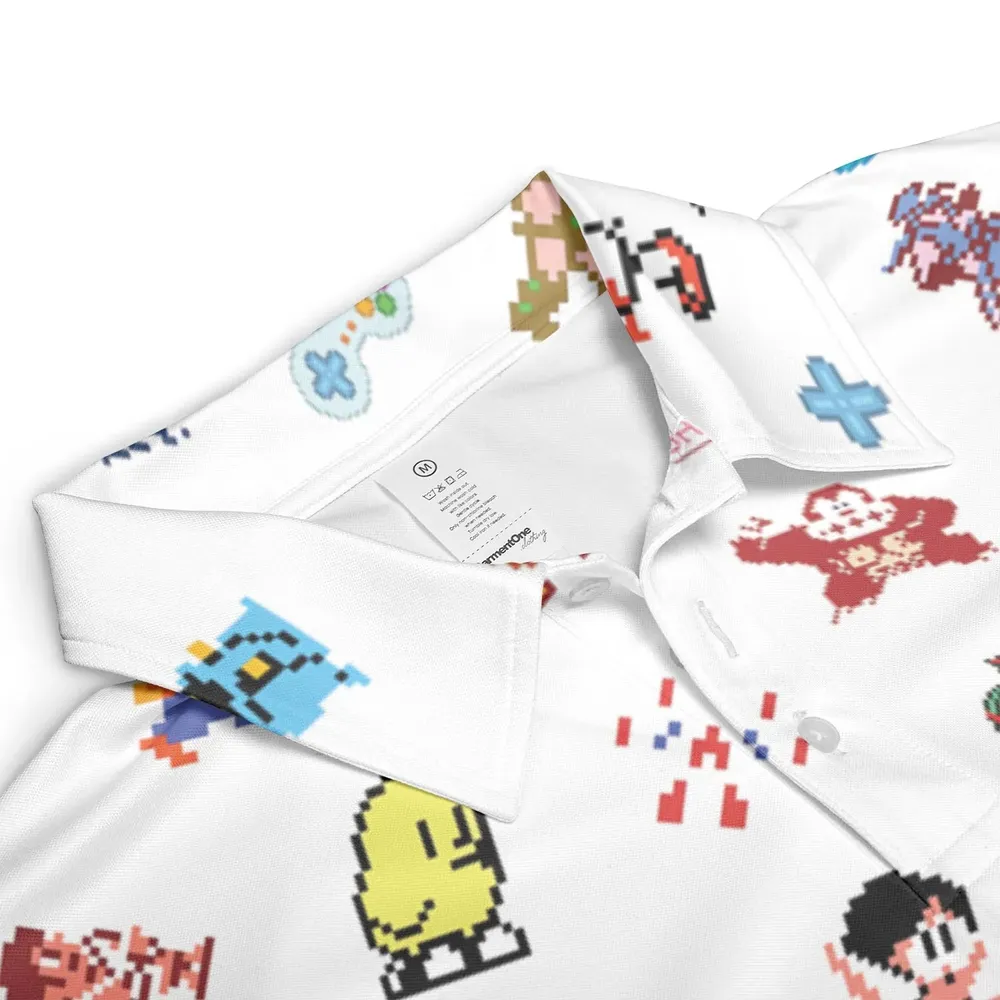 Iconic Video Game Characters AOP Men/Women Polo Shirt - 3