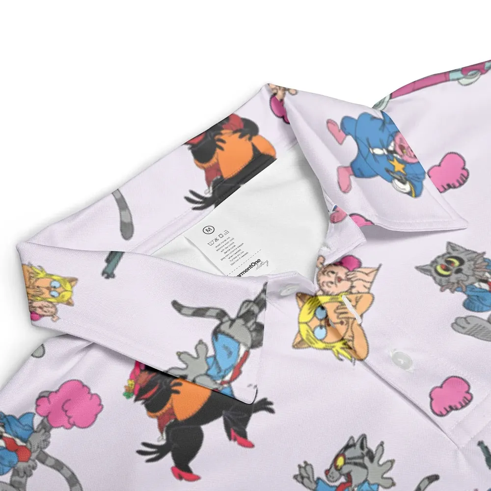 Fritz The Cat Characters AOP Men/Women Polo Shirt - 3