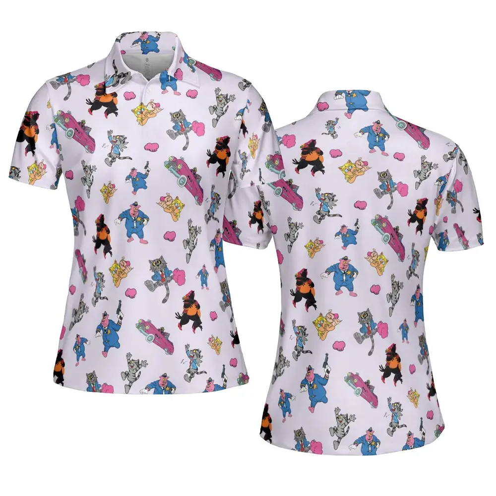 Fritz The Cat Characters AOP Men/Women Polo Shirt - 5