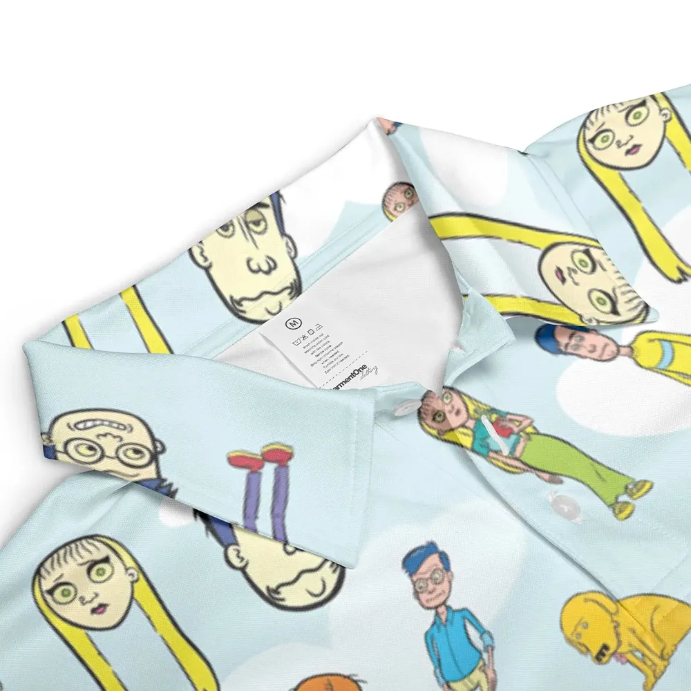 Mission Hill Characters AOP Men/Women Polo Shirt - 3