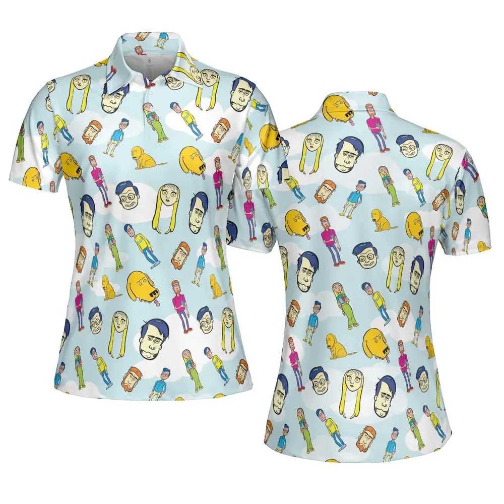 Mission Hill Characters AOP Men/Women Polo Shirt - 5