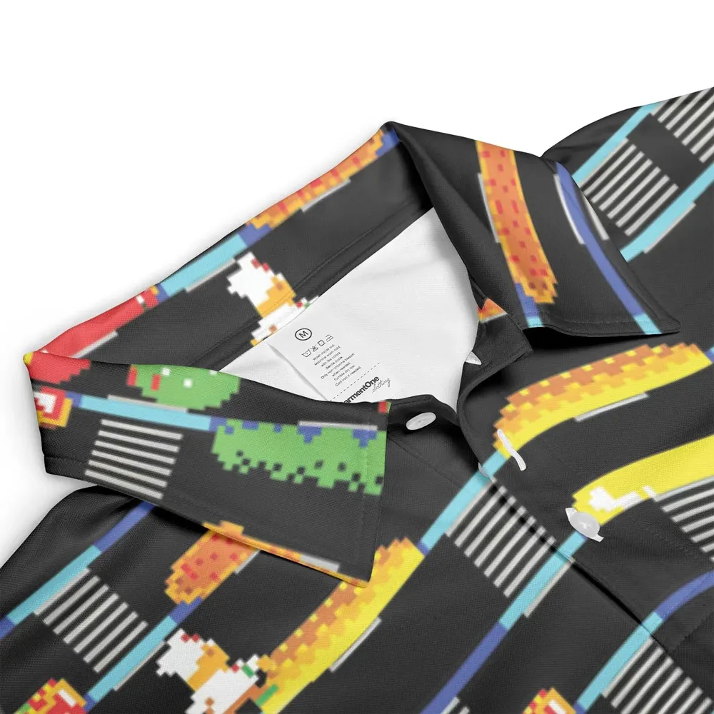 BurgerTime Arcade Game AOP Men/Women Polo Shirt - 3