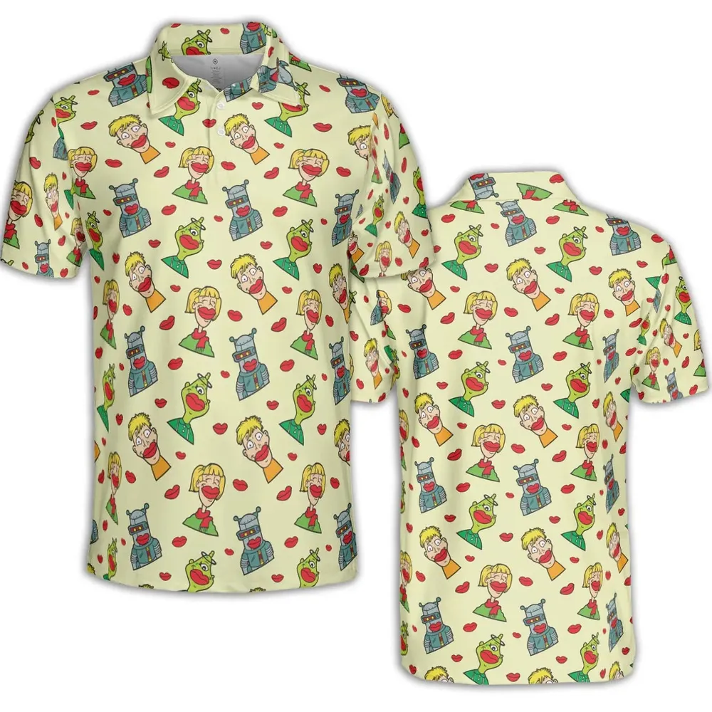 Wack-O-Wax Wax Lips AOP Men/Women Polo Shirt - 2