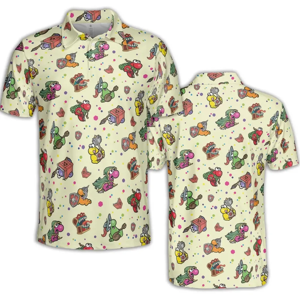 Nerd Candy DnD AOP Men/Women Polo Shirt - 2