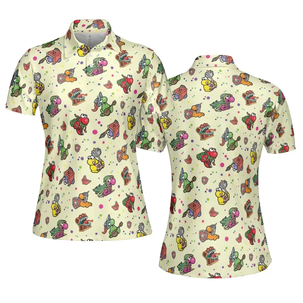 Nerd Candy DnD AOP Men/Women Polo Shirt - 5