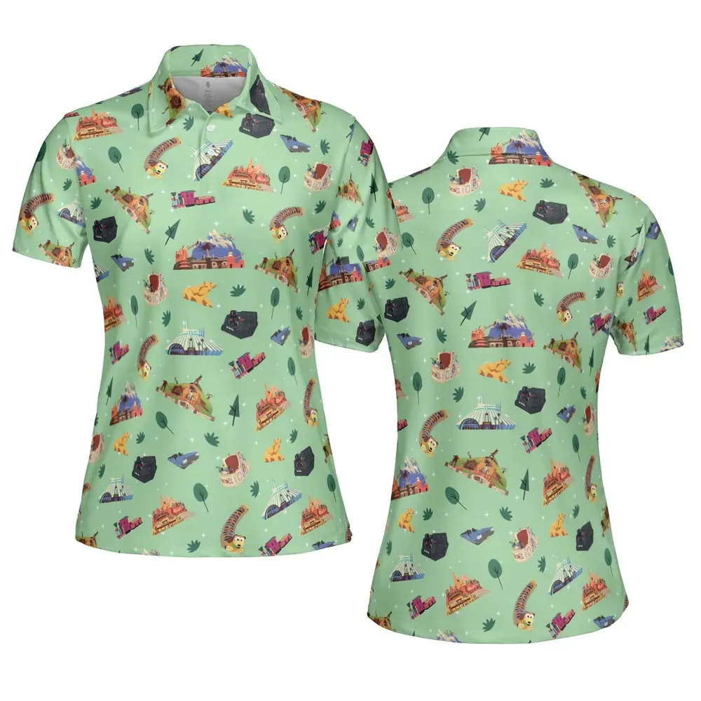 Slash Space Thunder Everest AOP Men/Women Polo Shirt - 5