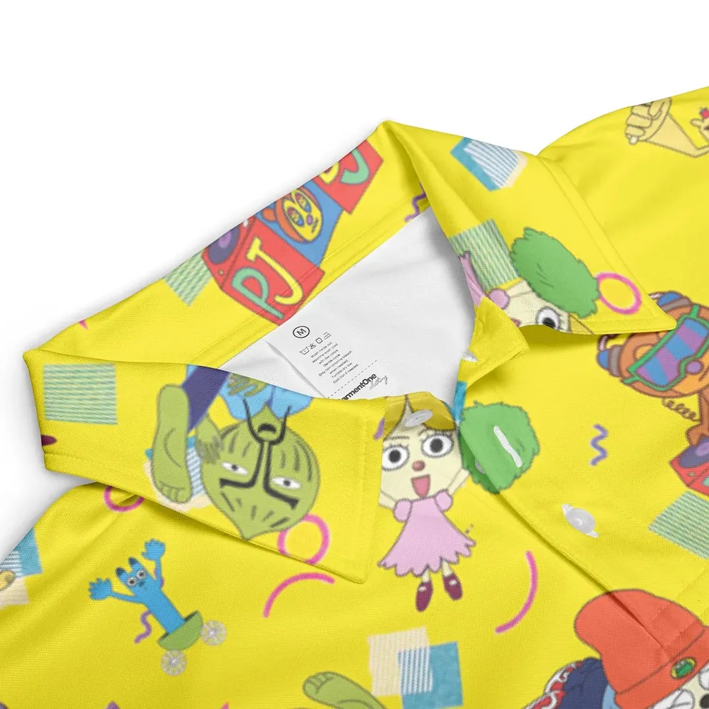 Parappa and Friends AOP Men/Women Polo Shirt - 3