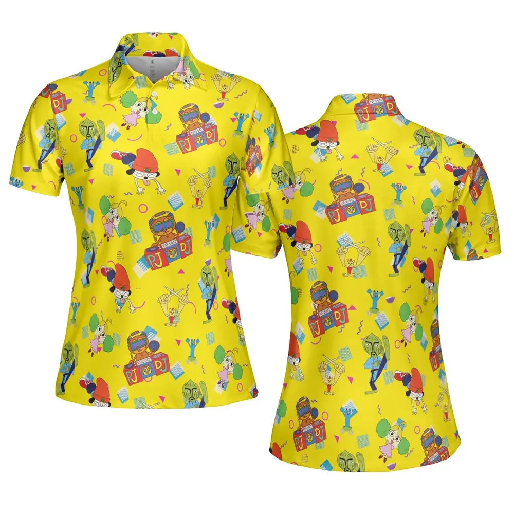 Parappa and Friends AOP Men/Women Polo Shirt - 5