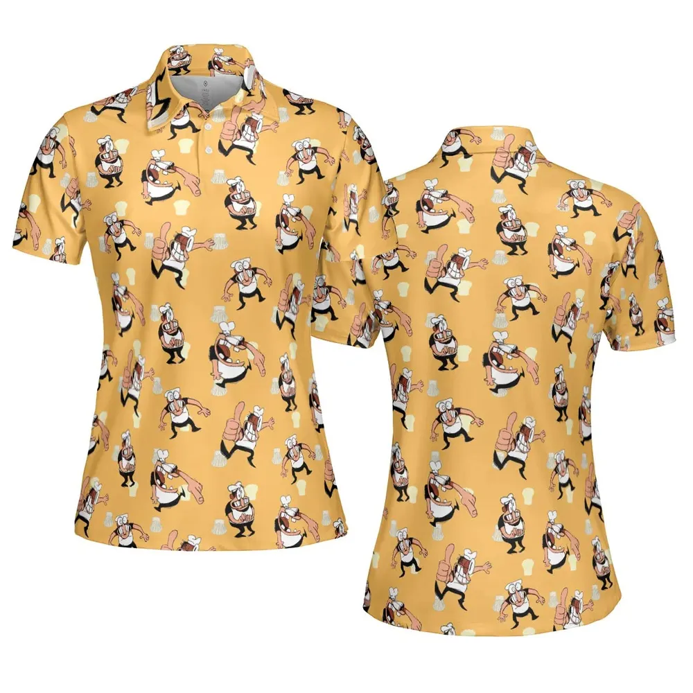 Peppino Sprites Pizza Tower AOP Men/Women Polo Shirt - 5