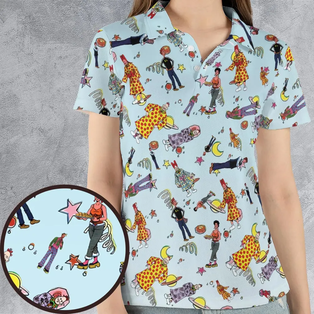 Zippy The Pinhead Characters AOP Men/Women Polo Shirt - 4