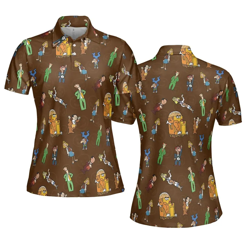 Grins and Smiles And Giggles And Laugh AOP Men/Women Polo Shirt - 5