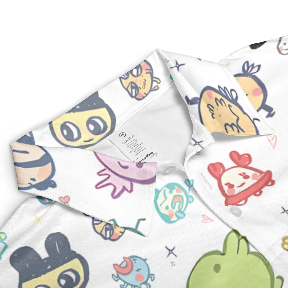 Digital Pets Tamagotchi AOP Men/Women Polo Shirt - 3