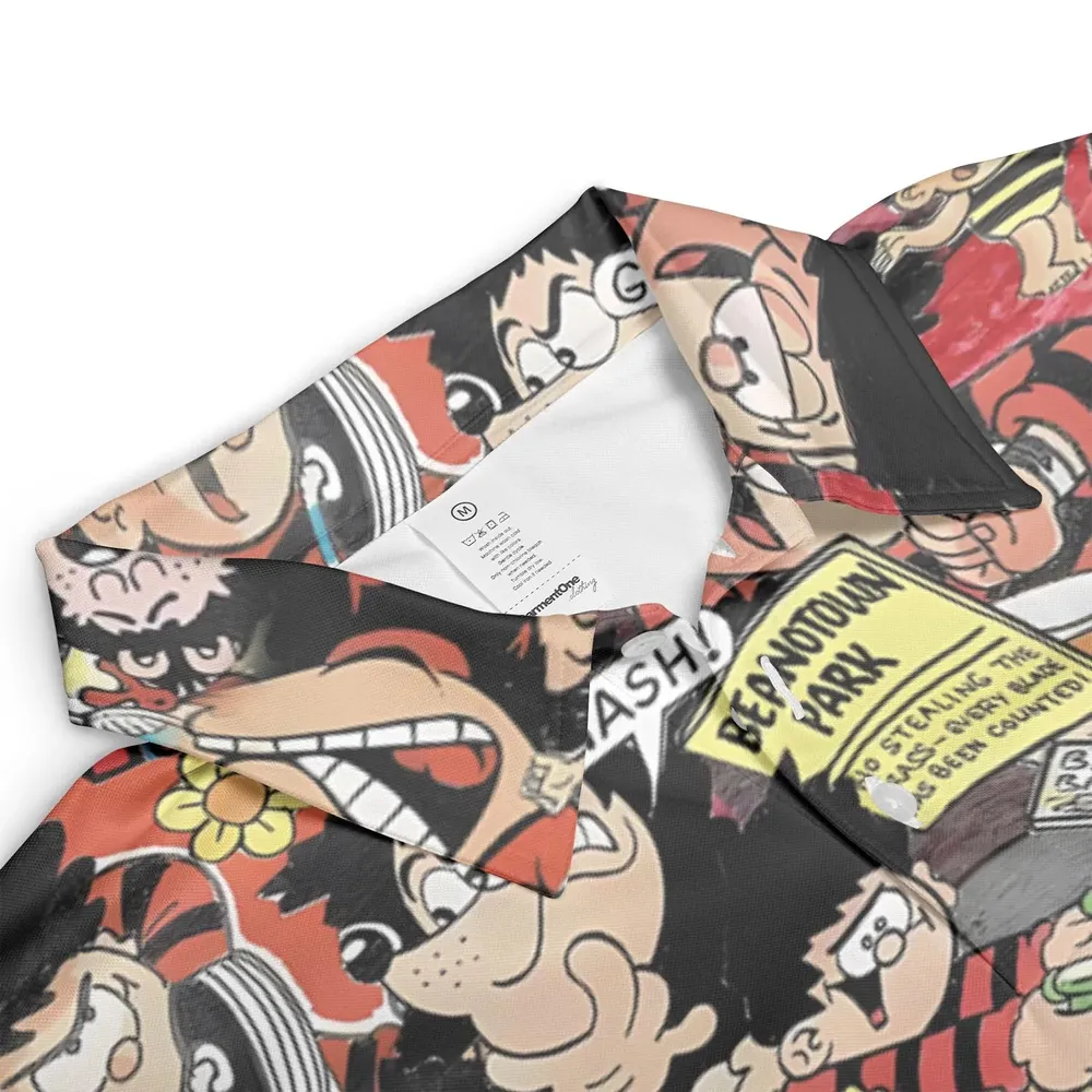 Retro Rebel Beano AOP Men/Women Polo Shirt - 3