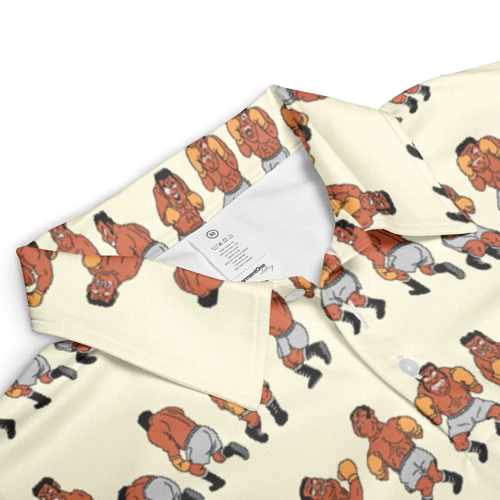 Mike Tyson's Punch-Out!! AOP Men/Women Polo Shirt - 3