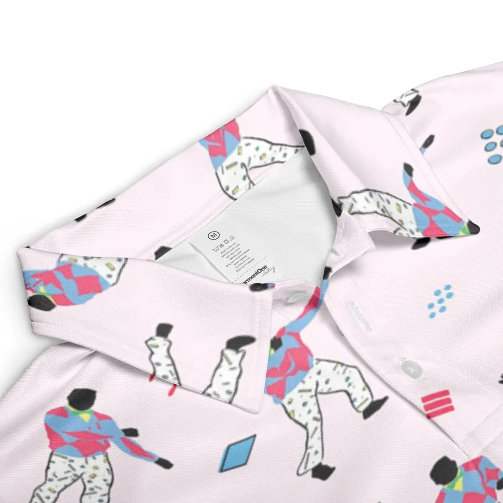 Carlton Dance The Fresh Prince of Bel-Air AOP Men/Women Polo Shirt - 3