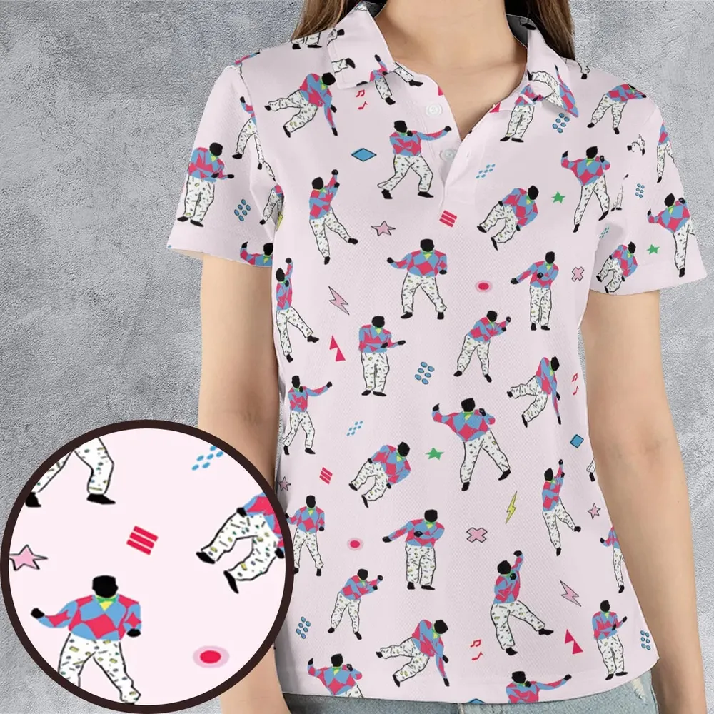 Carlton Dance The Fresh Prince of Bel-Air AOP Men/Women Polo Shirt - 4
