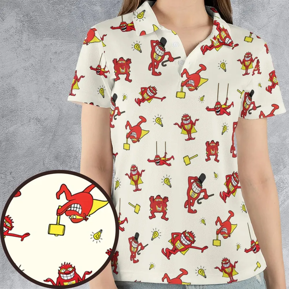 Whammies Press Your Luck AOP Men/Women Polo Shirt - 4
