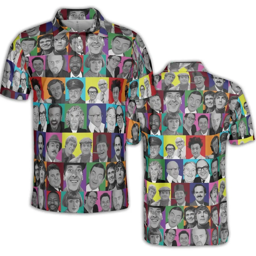 Laughter is the Best Medicine AOP Men/Women Polo Shirt - 2
