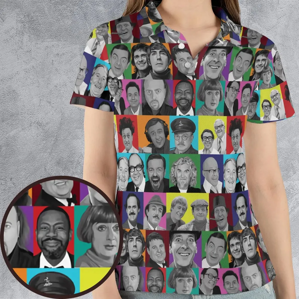 Laughter is the Best Medicine AOP Men/Women Polo Shirt - 4
