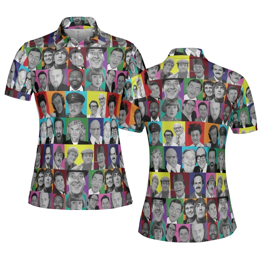 Laughter is the Best Medicine AOP Men/Women Polo Shirt - 5
