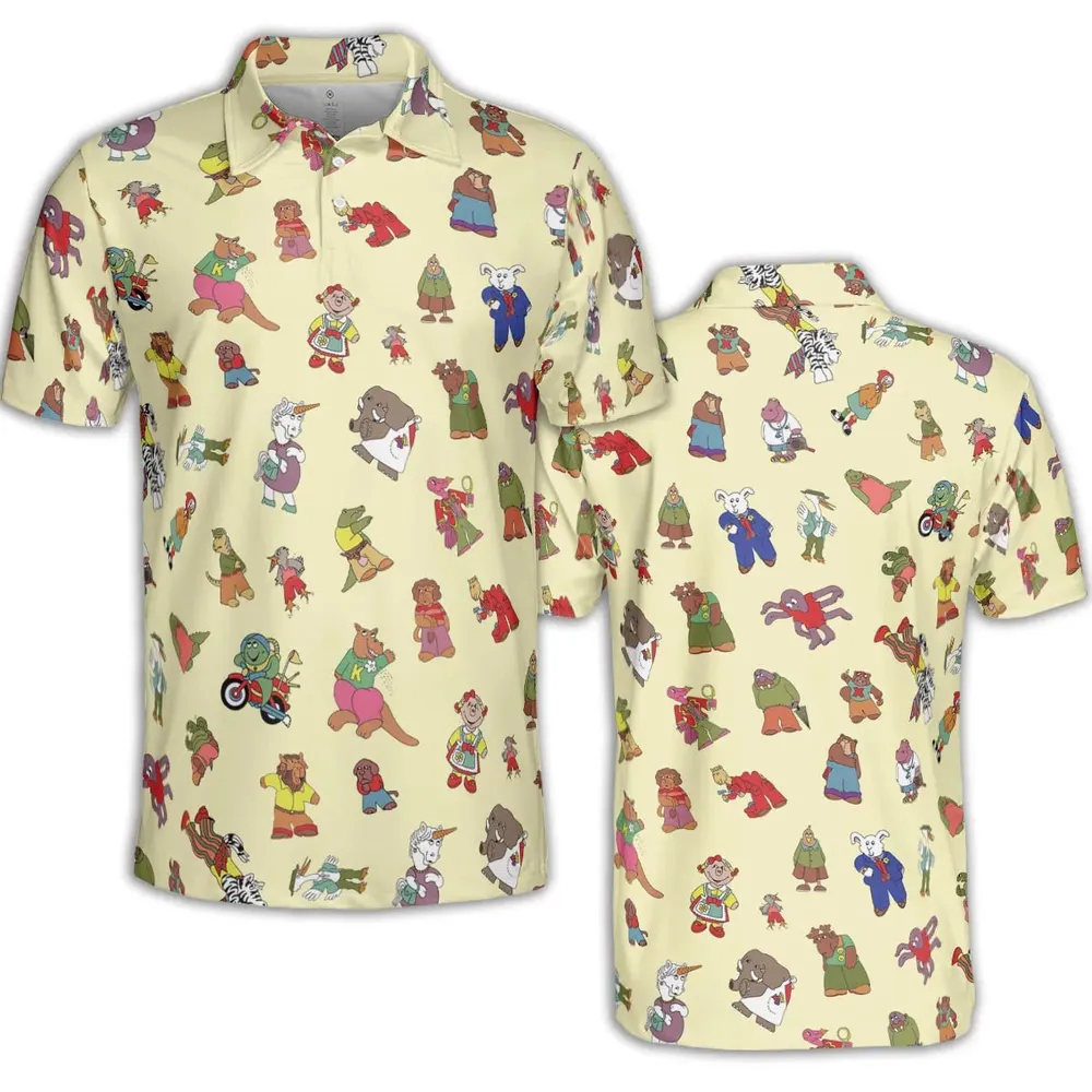 Sweet Pickles Characters AOP Men/Women Polo Shirt - 2