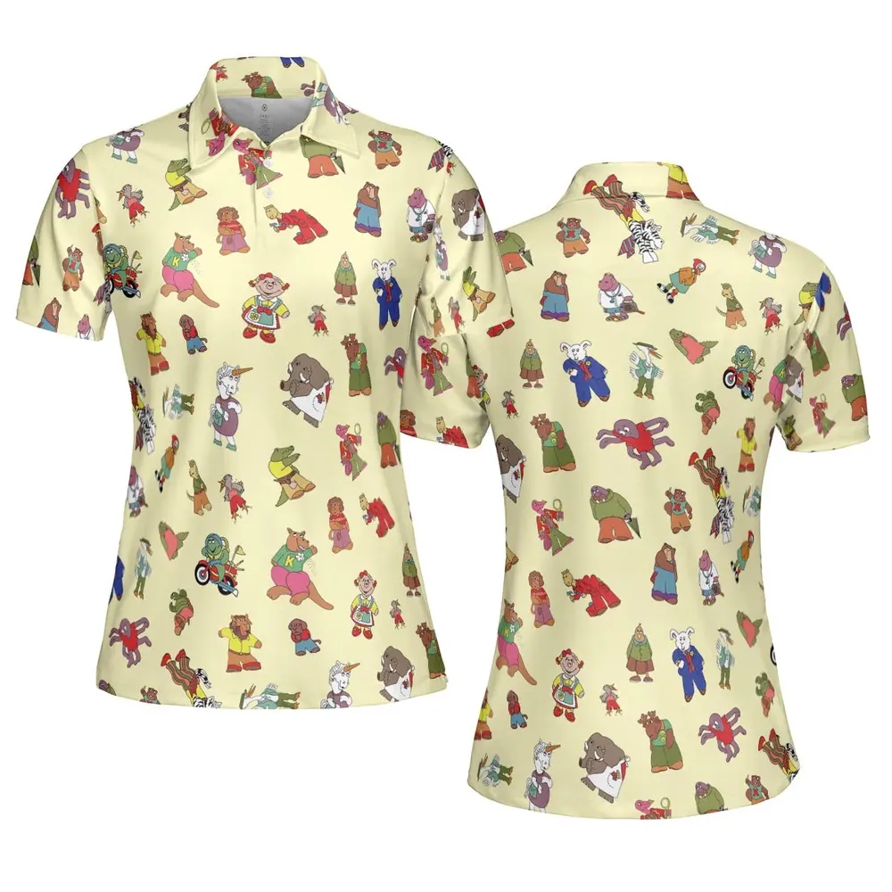 Sweet Pickles Characters AOP Men/Women Polo Shirt - 5