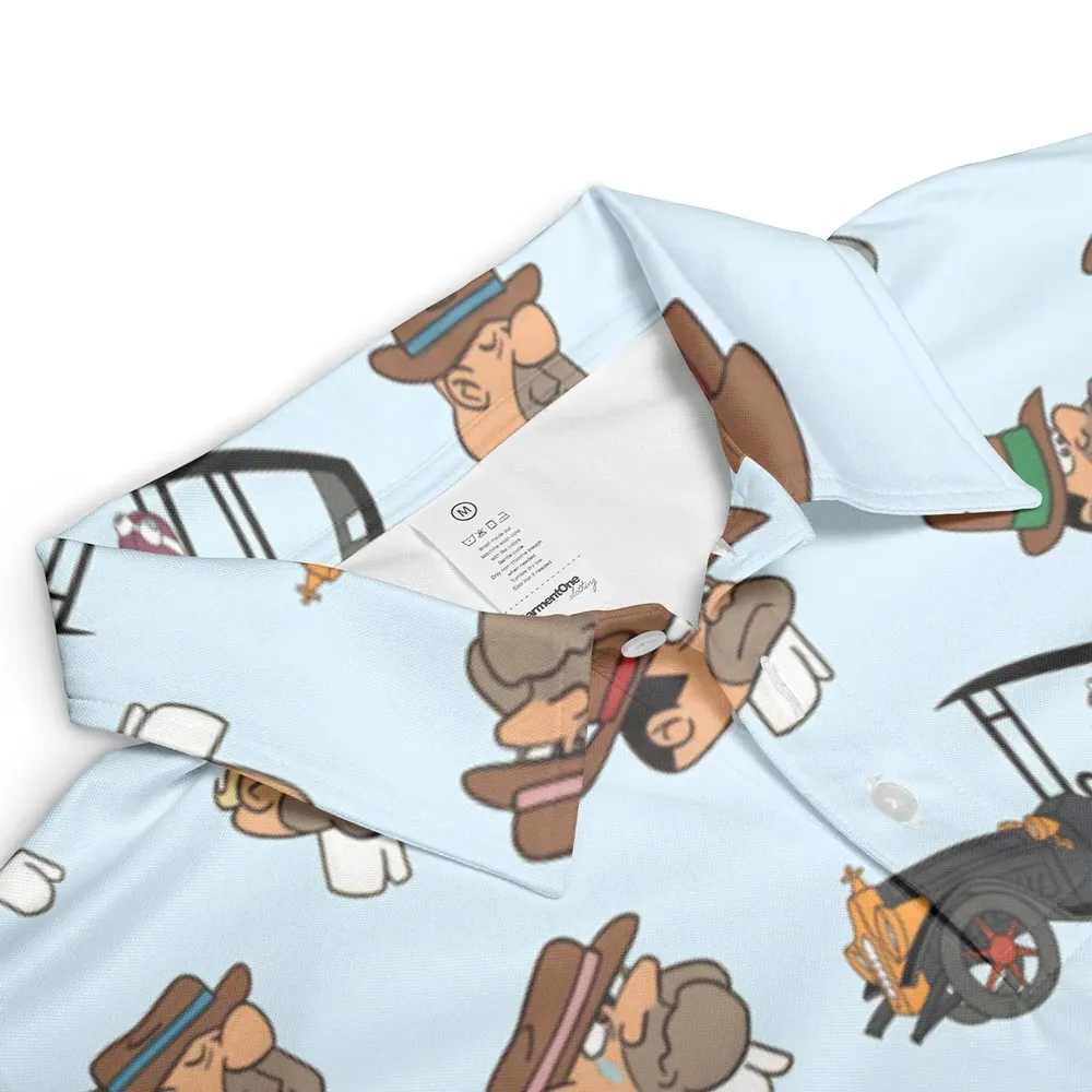 The Perils of Penelope Pitstop AOP Men/Women Polo Shirt - 3