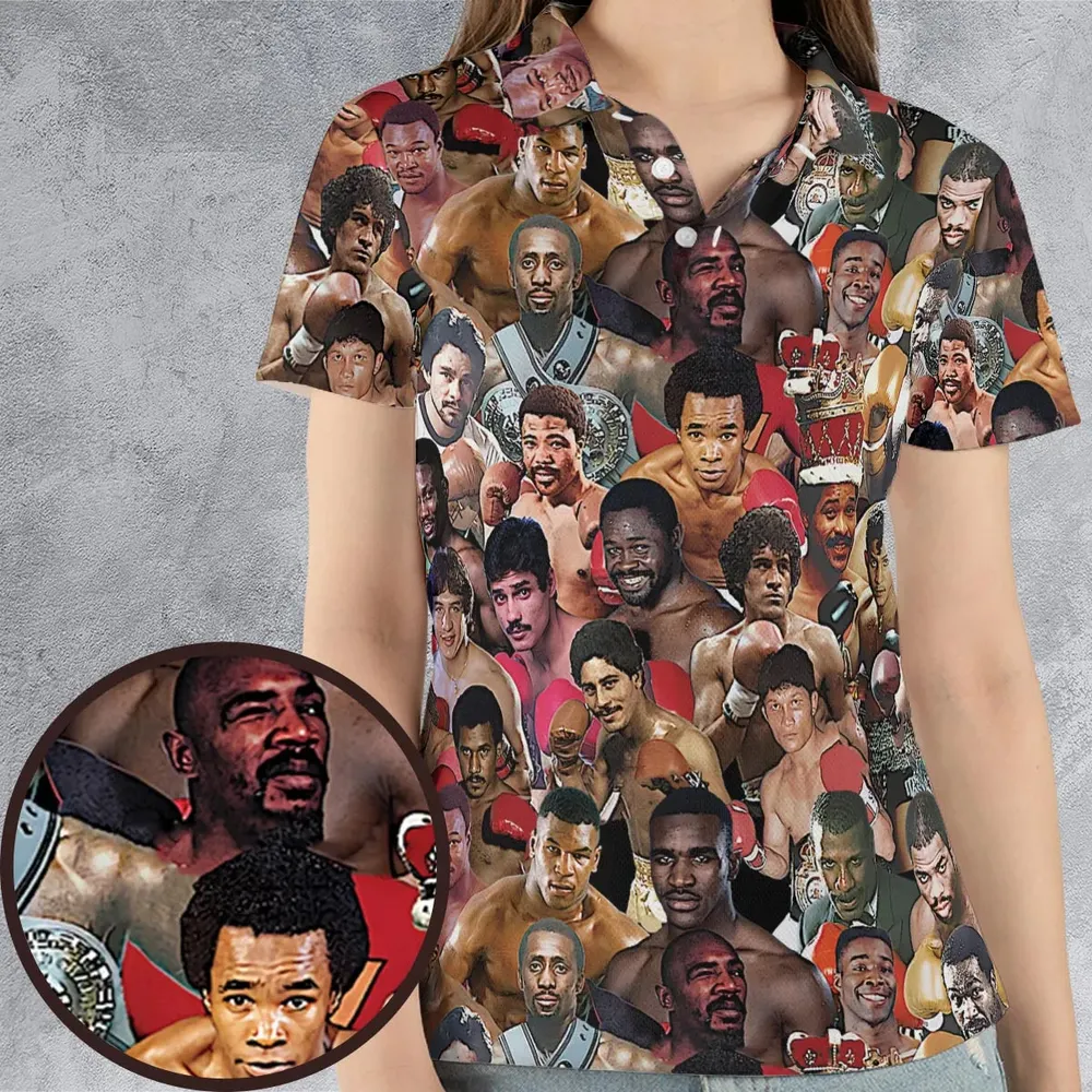 Fight Night Fit Boxing Legends AOP Men/Women Polo Shirt - 4
