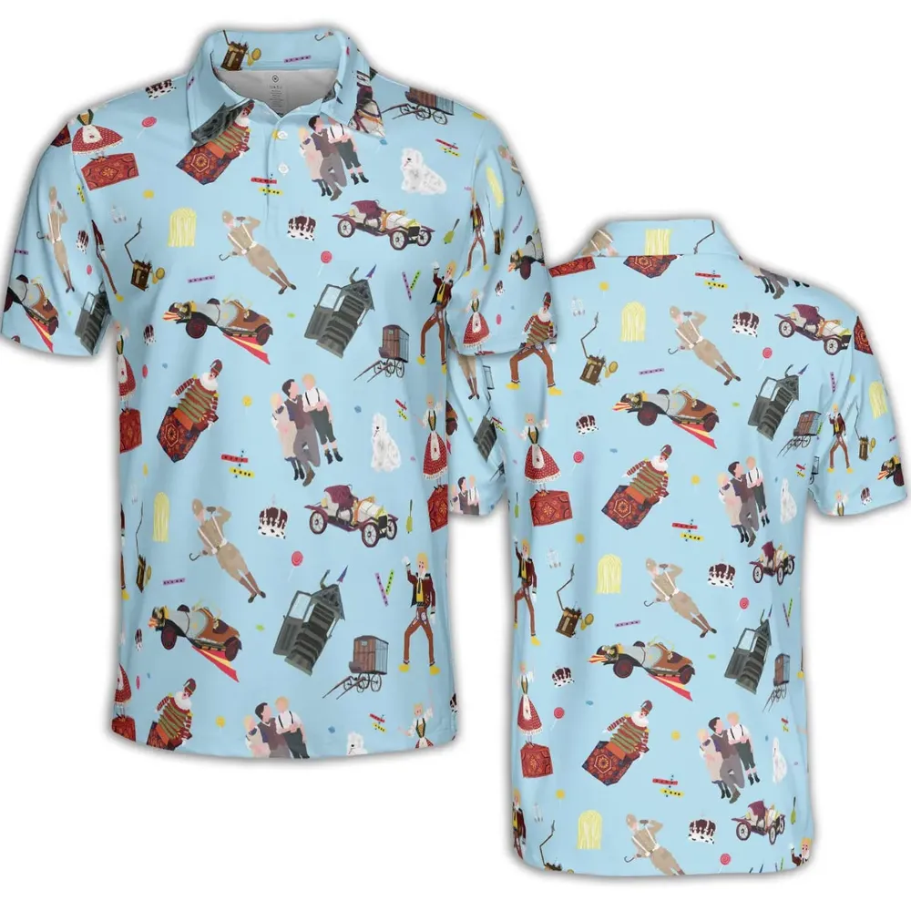 Chitty Chitty Bang Bang Patterns AOP Men/Women Polo Shirt - 2