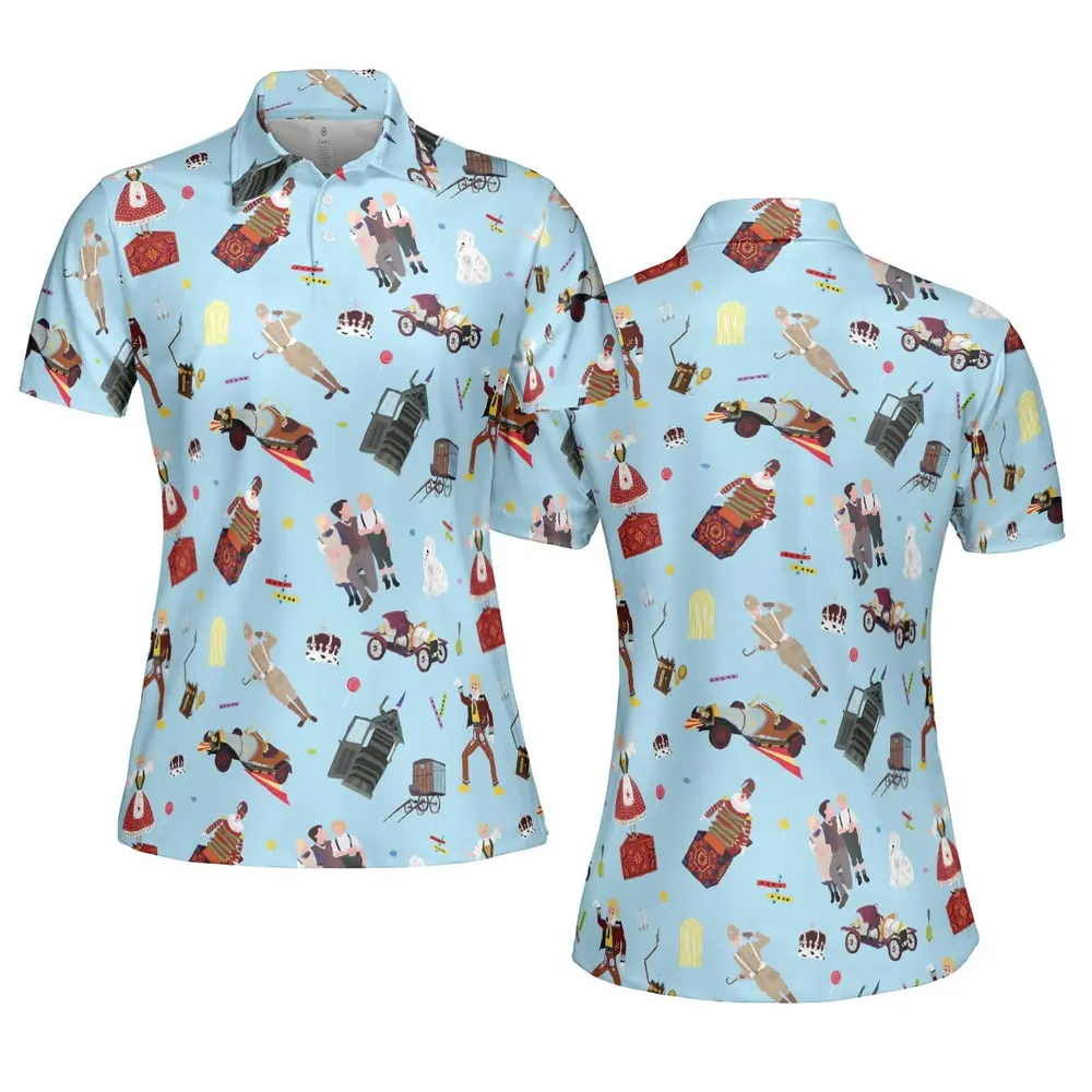 Chitty Chitty Bang Bang Patterns AOP Men/Women Polo Shirt - 5