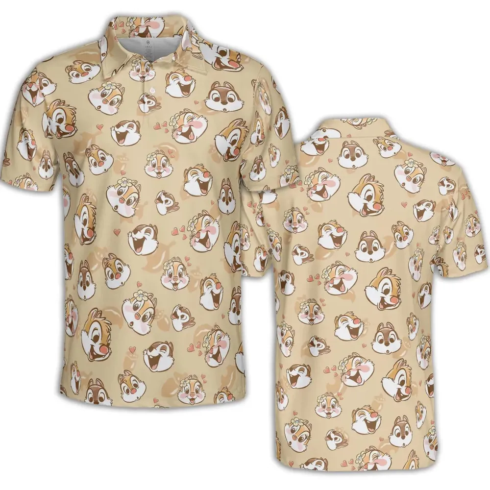 Chip n Dale Rangers AOP Men/Women Polo Shirt - 2