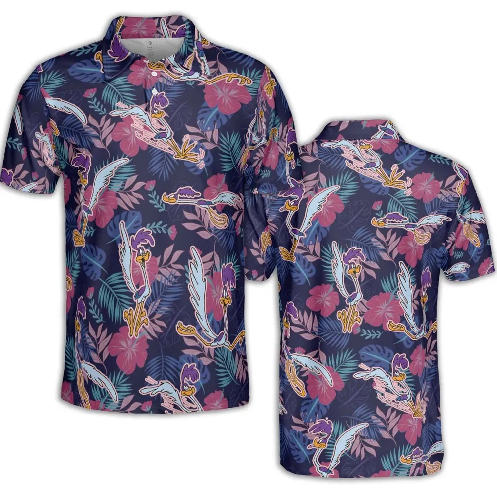 The Road Runner AOP Men/Women Polo Shirt - 2
