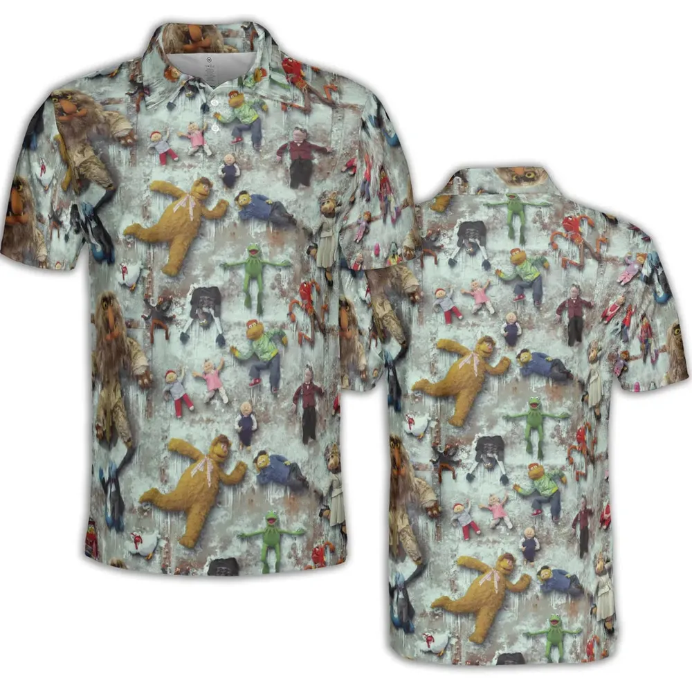 Together Again The Muppet Show AOP Men/Women Polo Shirt - 2