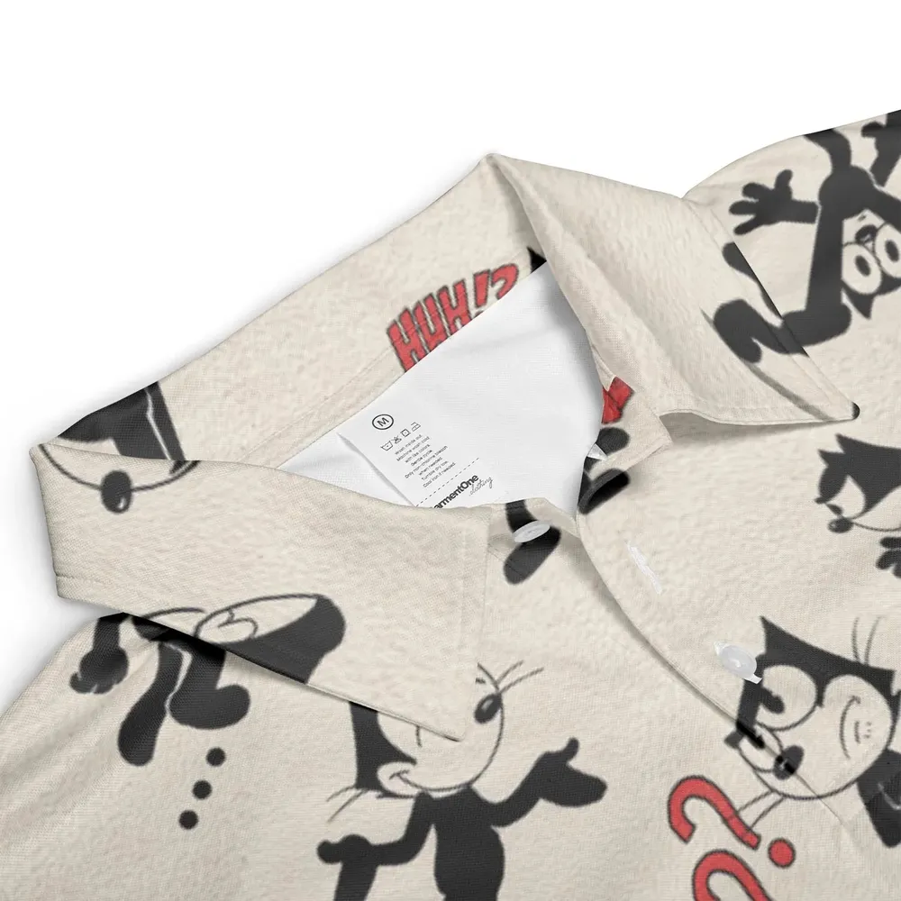 Felix The Cat AOP Men/Women Polo Shirt - 3