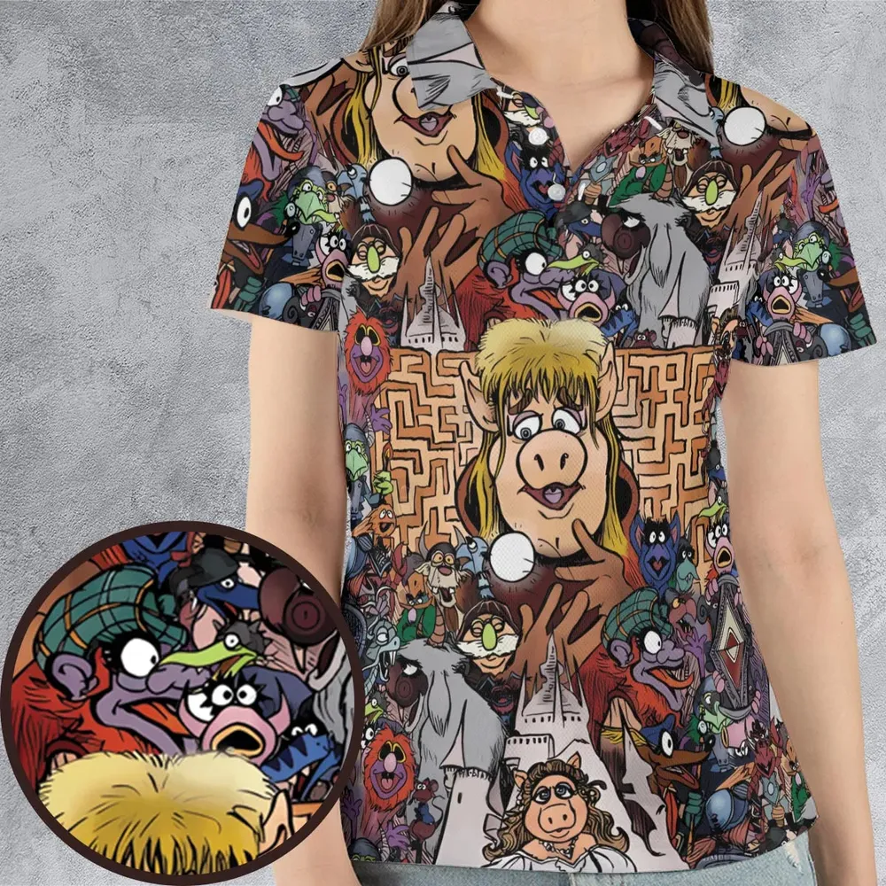 The Gob-Link King AOP Men/Women Polo Shirt - 4
