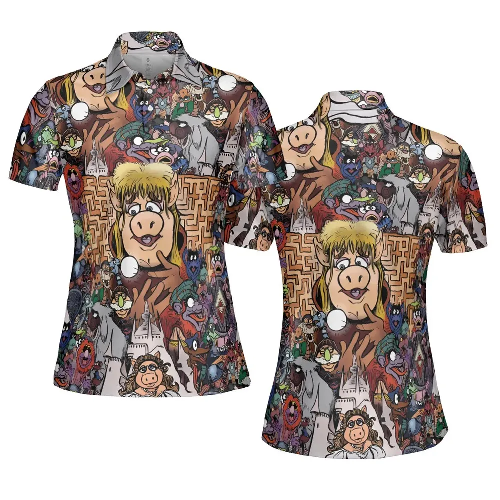 The Gob-Link King AOP Men/Women Polo Shirt - 5