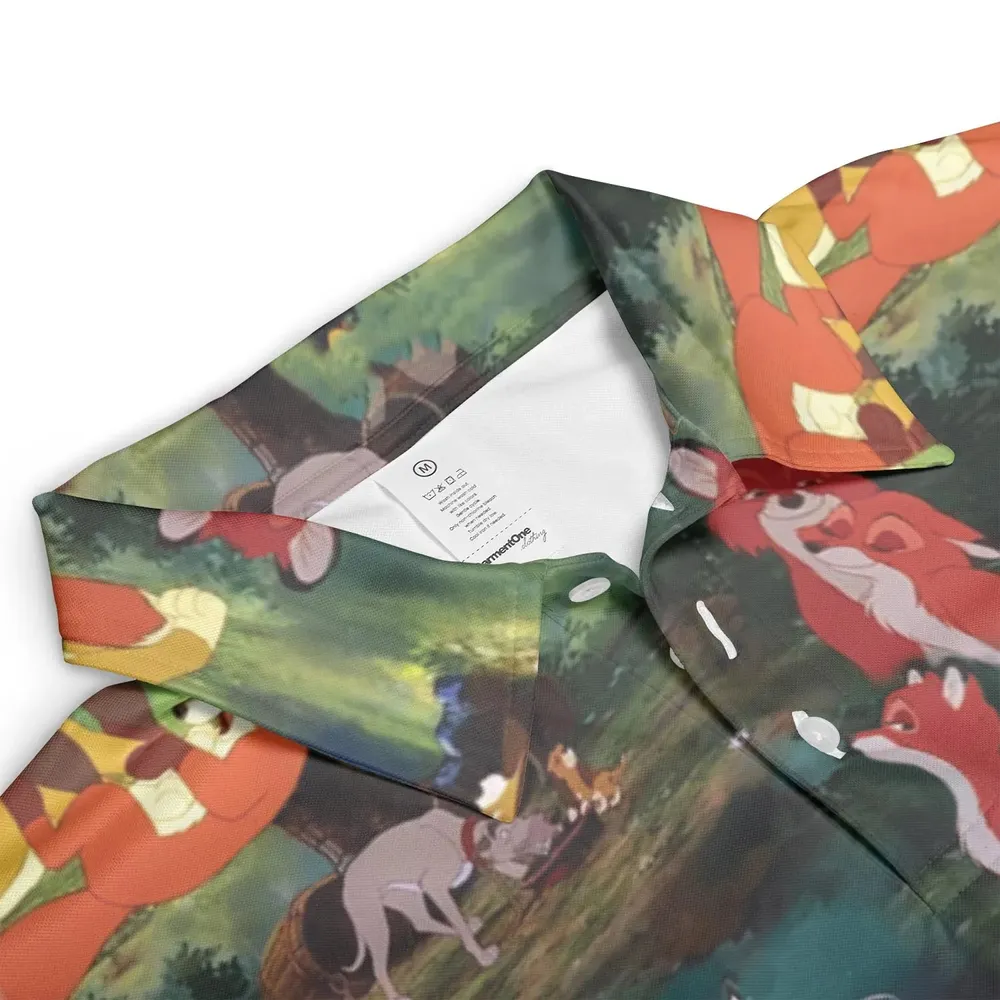 The Fox and the Hound AOP Men/Women Polo Shirt - 3