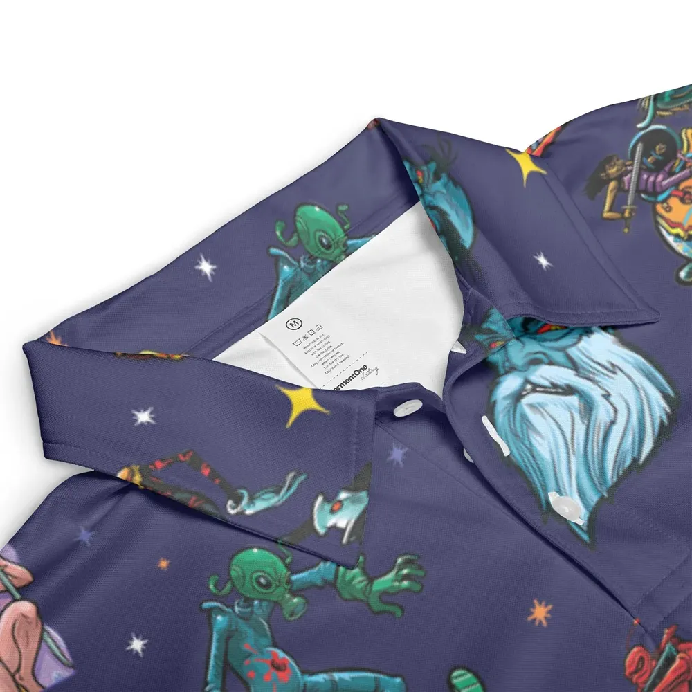 Wizard Characters AOP Men/Women Polo Shirt - 3