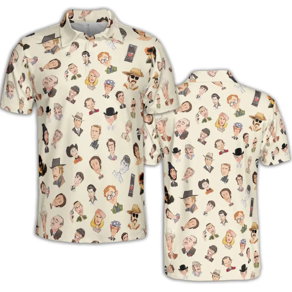 Easy Riders And Raging Bulls Characters AOP Men/Women Polo Shirt - 2