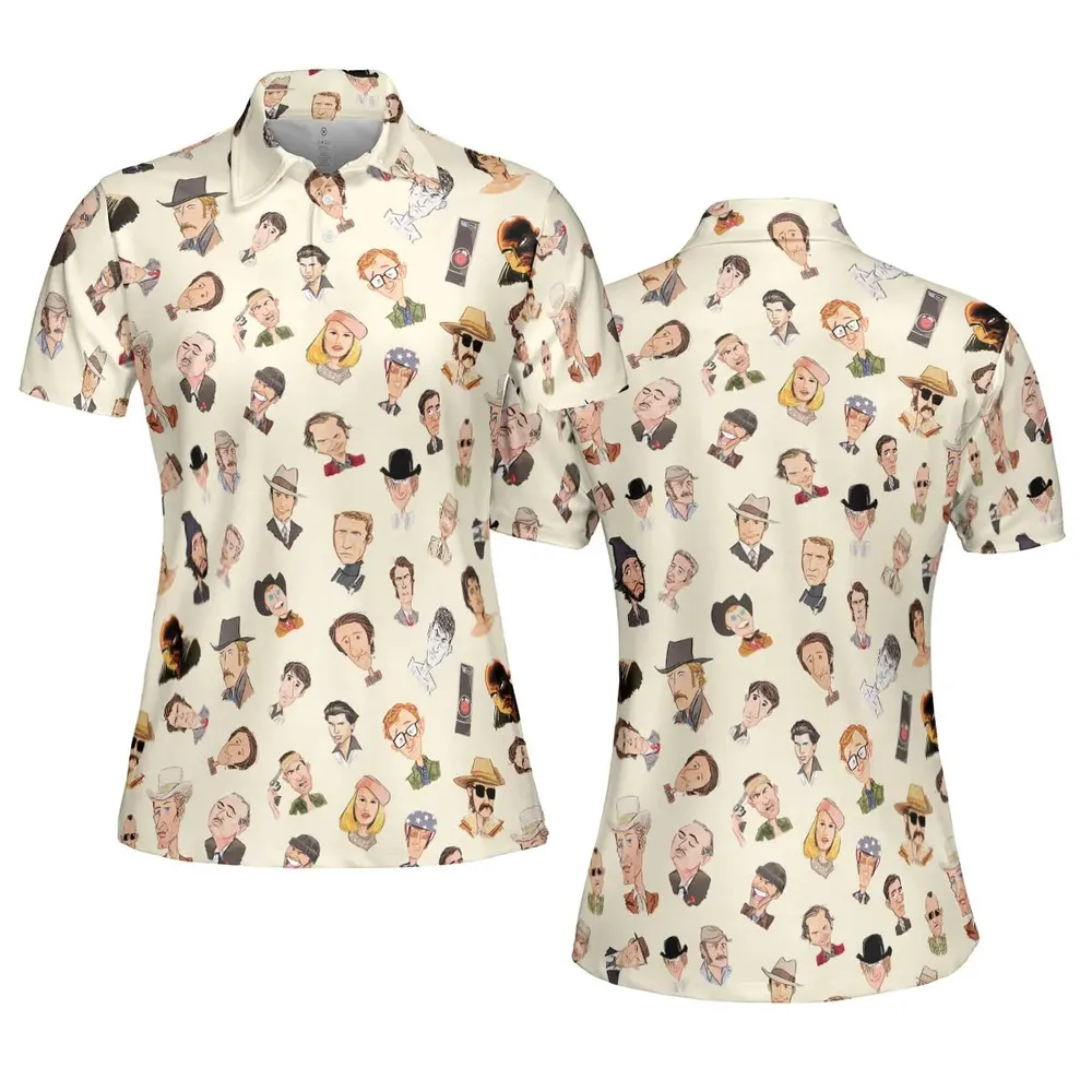 Easy Riders And Raging Bulls Characters AOP Men/Women Polo Shirt - 5