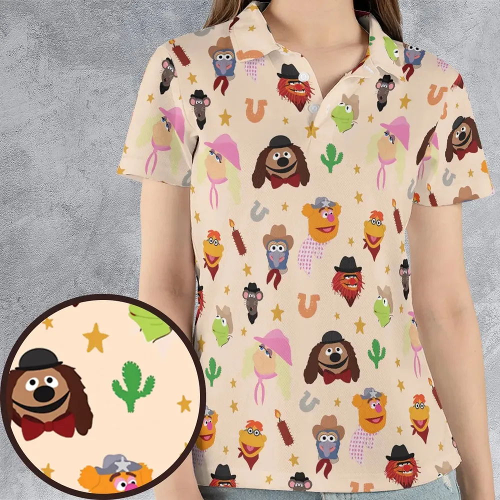 Western Life The Muppet Show AOP Men/Women Polo Shirt - 4